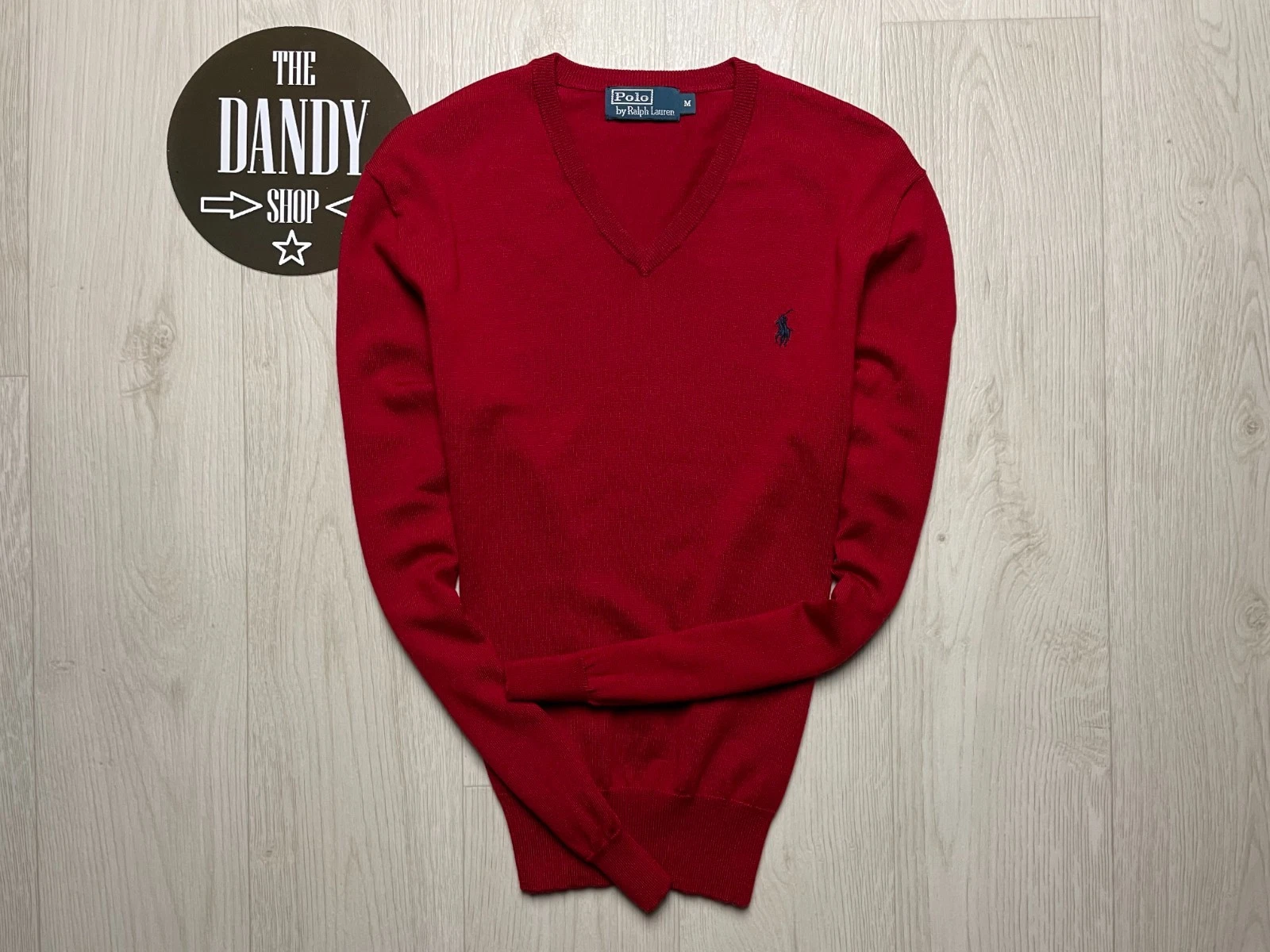 VINTAGE Polo Ralph Lauren Knit Jumper Pullover Sweater Wool, Red, Size M
Opens in a new window or ta