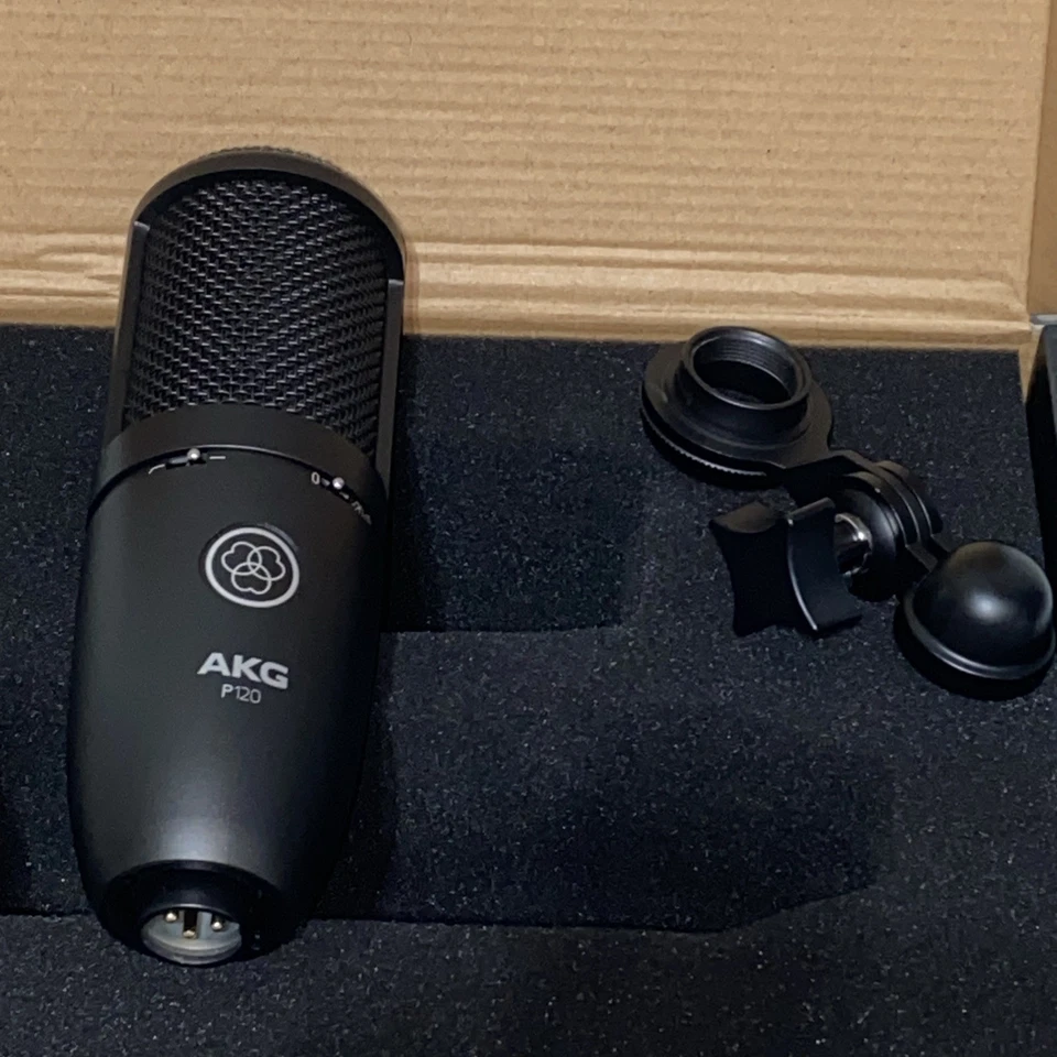 AKG P120 Project Studio Line Condenser Recording Microphone Stand Adapter NEW - Image 4 of 4