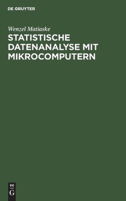 Statistische Datenanalyse Mit Mikrocomputern