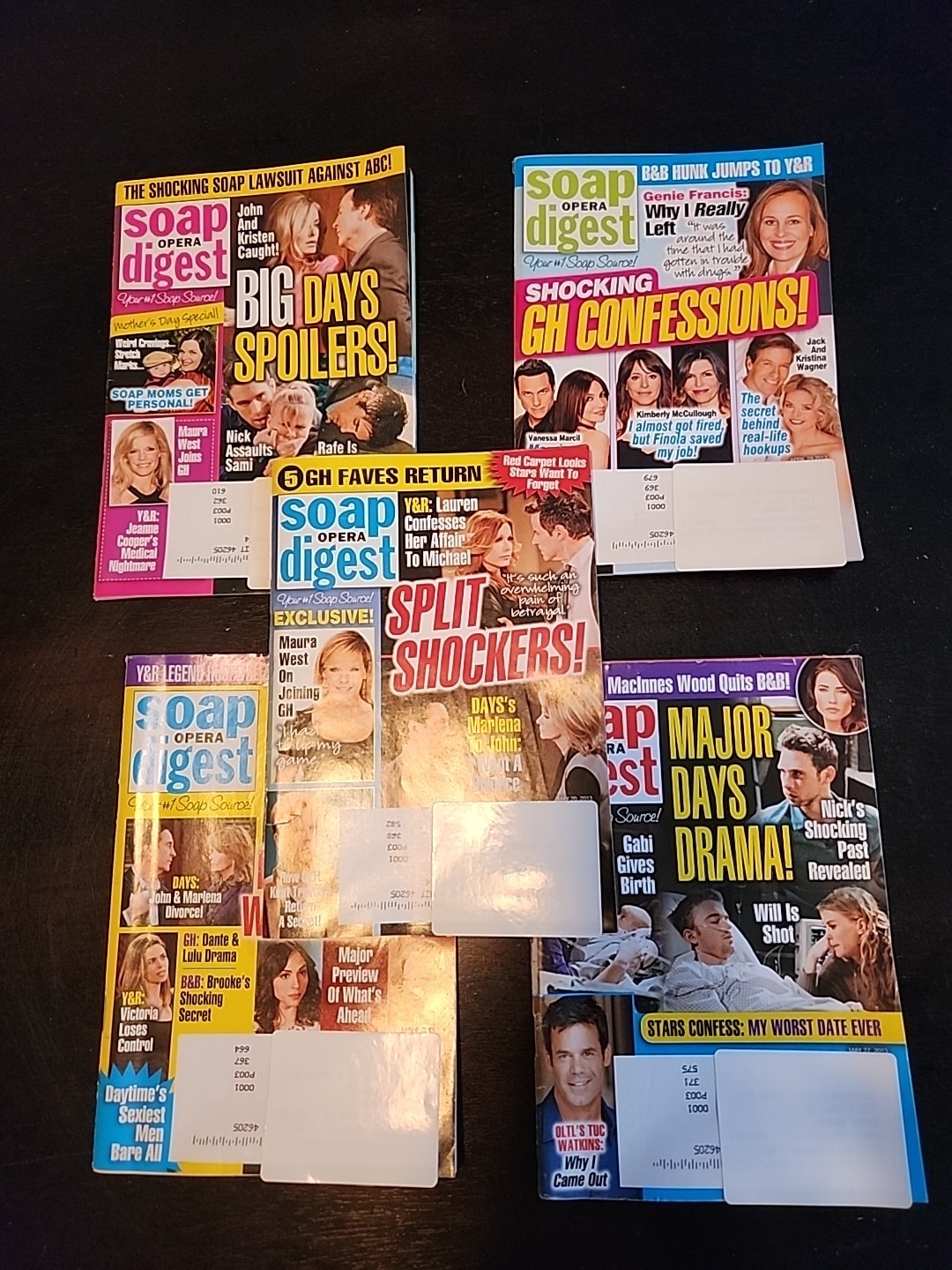 Soap Opera Digest 5-Pack April 29, 2013 To May 27, 2013
