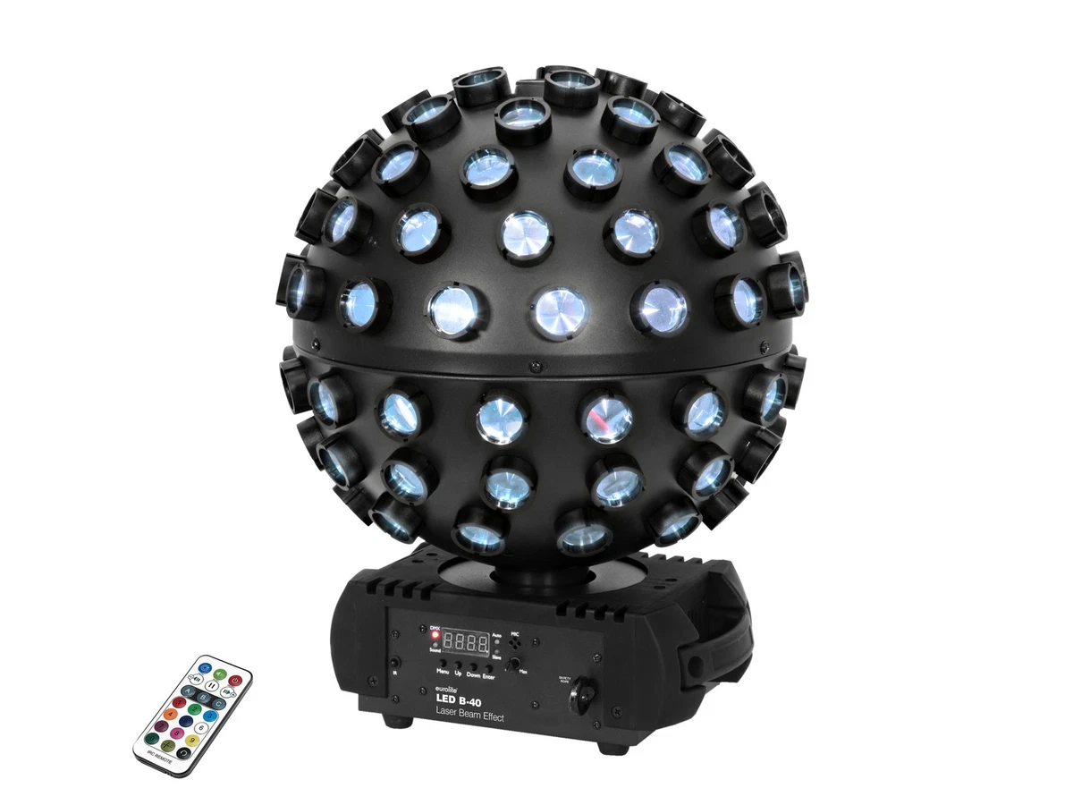 EUROLITE LED B-40 Láser Efecto Rayo Bola Efecto Luz RGBW RG Láser