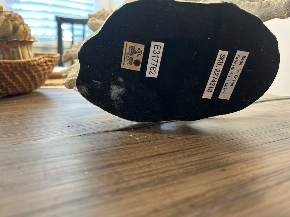 Lámpara de mesa SAFAVIEH Lighting 28 pulgadas imitación coral rama crema Foto 3 de 4