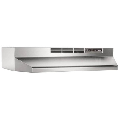 Broan-NuTone 412404 24-Inch Ductless Range Hood Insert - Stainless Steel