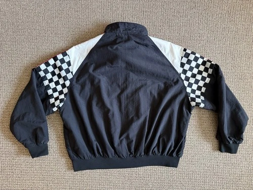 VTG 90’s NASCAR Raybestos Motorsport Racing Jacket XXL Swingster Nylon Checkered image 2