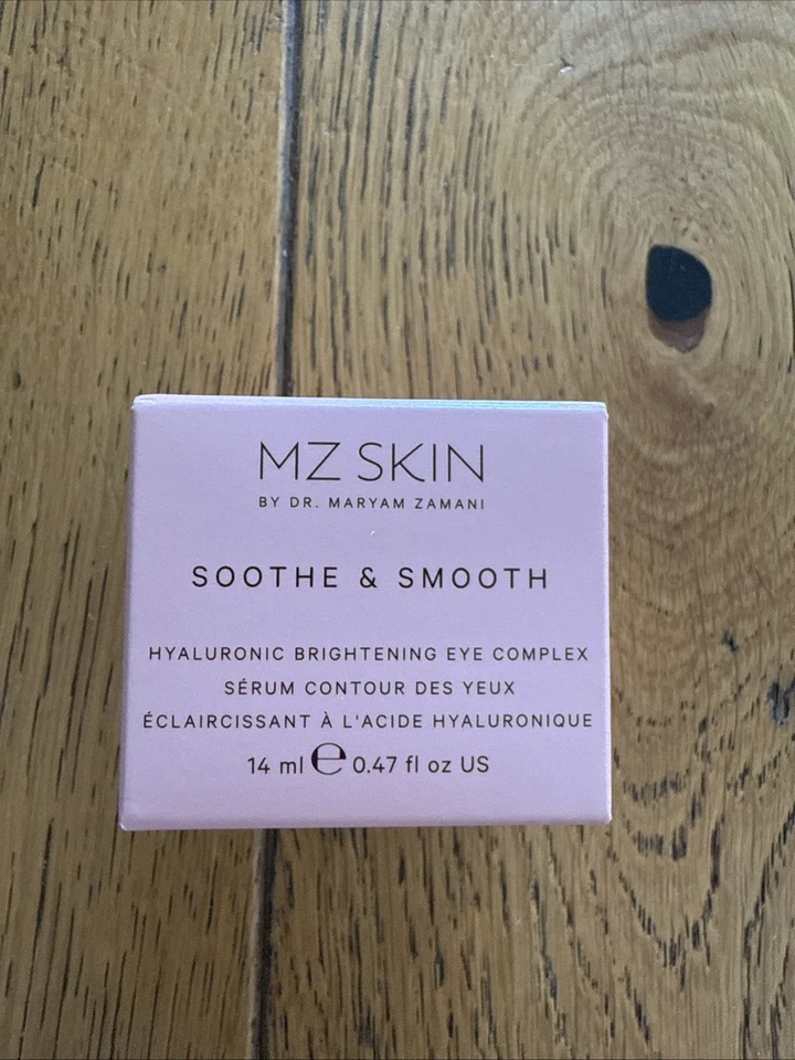 MZ Skin Soothe & Smooth Hyaluronic Brightening Eye Complex 14ml New in Box