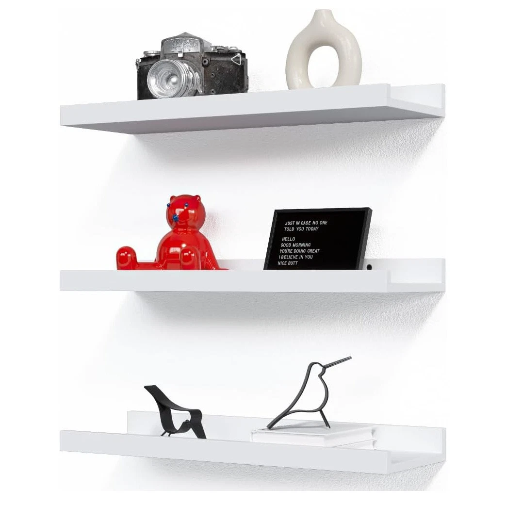 Floating Wall Mounted Shelves 3PCS Home Decor Storage Display Racks Storage Rack