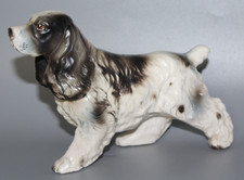 Vintage Spaniel Dog Figurine 8" Long