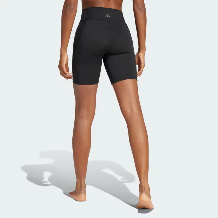 adidas women All Me Essentials 7-Inch Short Leggings - Image 2 of 4