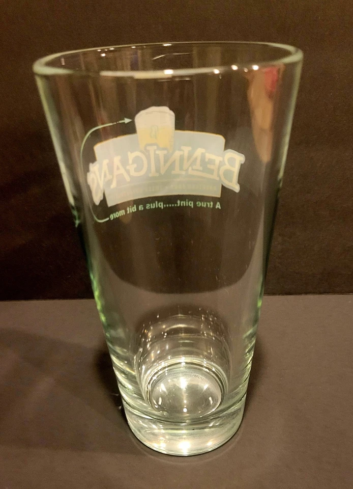 Vidrio Bennigan’s True Pint original vintage de 1998 Foto 2 de 4