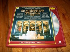 THE METROPOLITAN OPERA GALA 1991 2-Laserdisc LD BOXED SET JAMES LEVINE CONDUCTS
