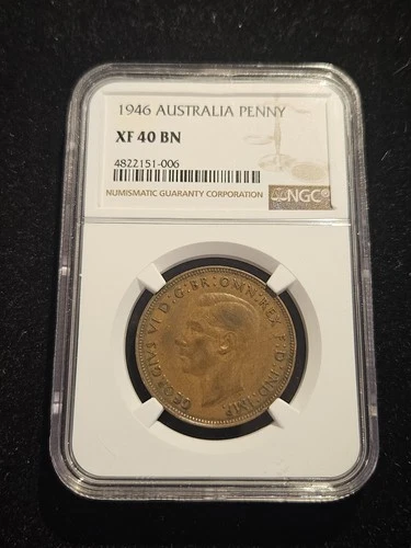1946 Australia Penny — photo from the most recent tracked eBay sale