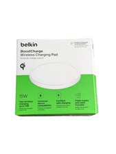 Aa7Ua Belkin Wireless Charging Pad 15W BOOSTCHARGE Qi Charger QI Enabled Device