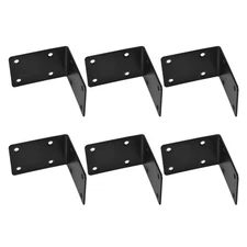  6 Pcs Heavy Duty Corner Bracket Raised Garden Bed Brackets Flat Angle for Shelf
