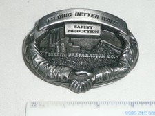 ISELIN PREPARATION COMPANY SAFETY PRODUCTION BUCKLE--FINDING BETTER WAYS