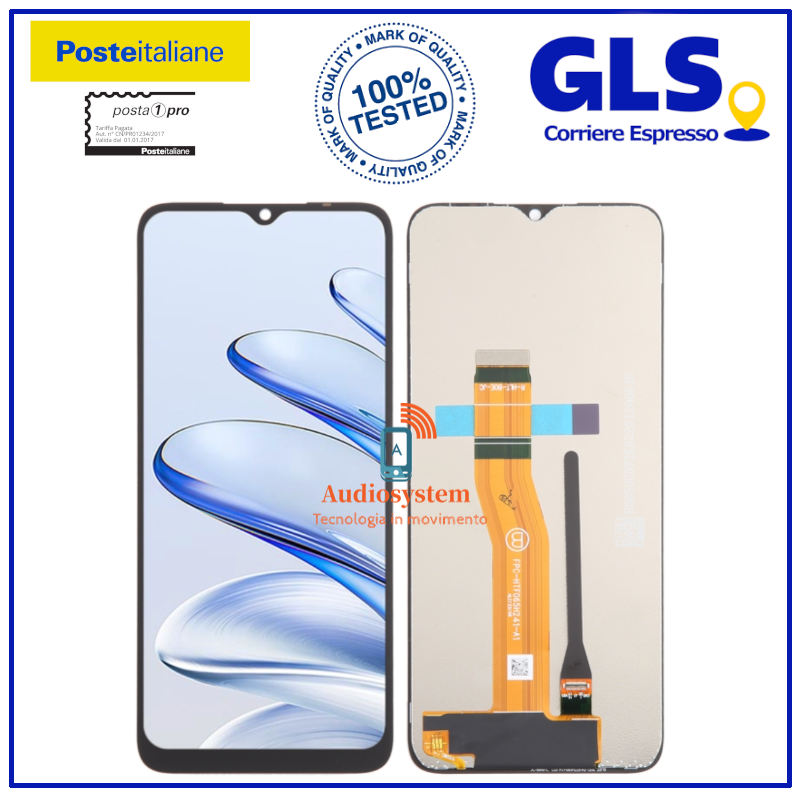 DISPLAY LCD NERO per HONOR 70 LITE SCHERMO RBN-NX1 TOUCHSCREEN