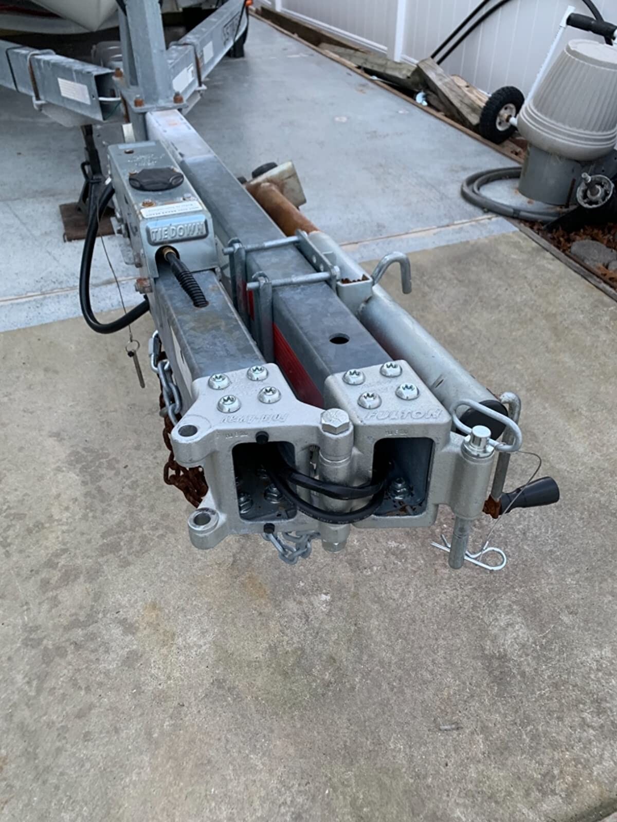 3" x 5" Folding Hitch Kit FoldAway Trailer Tongue Hinge Boat Trailer