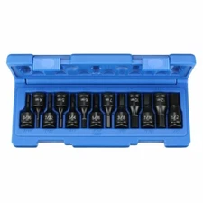 Grey Pneumatic 1298HC 13 Pc. 3/8" Dr. Metric and SAE Hex Impact Driver Set