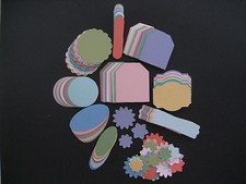 120pc SUBTLES COLLECTION STAMPIN UP CARDSTOCK PUNCH TAGS UPDATED COLORS A
