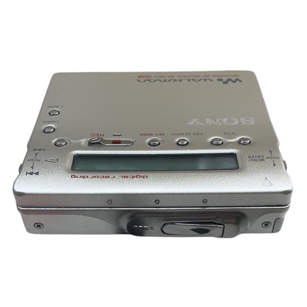 SONY MD Walkman MZ-R900 Silver Minidisc Player Recorder Very Good