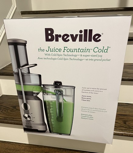 Breville Juice Fountain Cold Centrifugal Juicer - Silver (BJE430SIL)