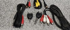 Lot of Assorted Brands Cables Cords RCA A/V And Others