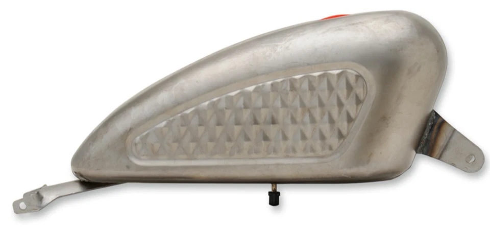 Drag Specialties - 0701-0836 - Tanque de Gas Personalizado, Carburado - Patrón Diamante... Foto 2 de 3