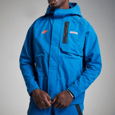 Nike Sportswear Air Max Woven Jacket Large L Blue Black Nike Sportswear Air Max Woven Jacket Large L Blue Black