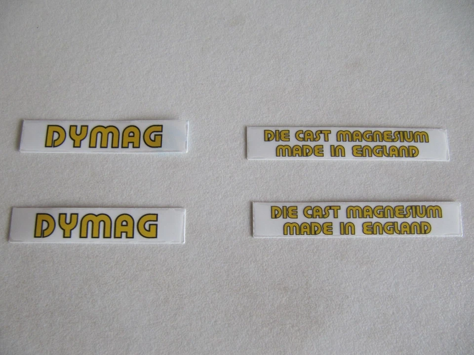 RUEDAS COOLEY DYMAG SUZUKI GS1000S XR69 RG500 WES Calcomanía Adhesiva Nuevo de Lote Antiguo Foto 2 de 4