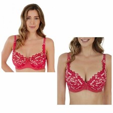 Lepel Fiore Raspberry/Gold Full Cup Bra or Padded Plunge Bra