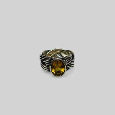 Pandora Sterling 925 Silver Tied Together Braided 190149BQ Ring Size 6.75