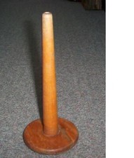 OLD Wooden BOBBIN Yarn Wool Winder SPINNING WHEEL KNITTER CSM Knitting Machine