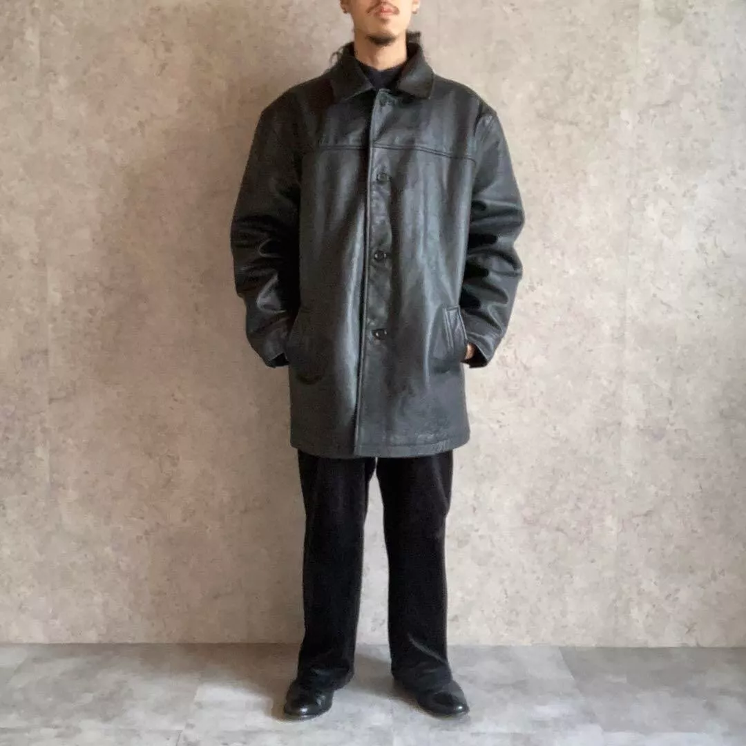 【XL】90s OLDGAP leather jacket carcoat Lewis Leathers Schott Schott Vanson Va