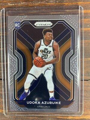 Udoka Azubuike Basketball Rookie Card #267 Panini Prizm Utah Udoka Azubuike Basketball Rookie Card #267 Panini Prizm Utah