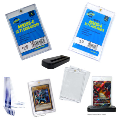 Arkero-G 35pt & 55pt Kartenhalter One Touch Magnetic Card Holder Magic, Pokemon