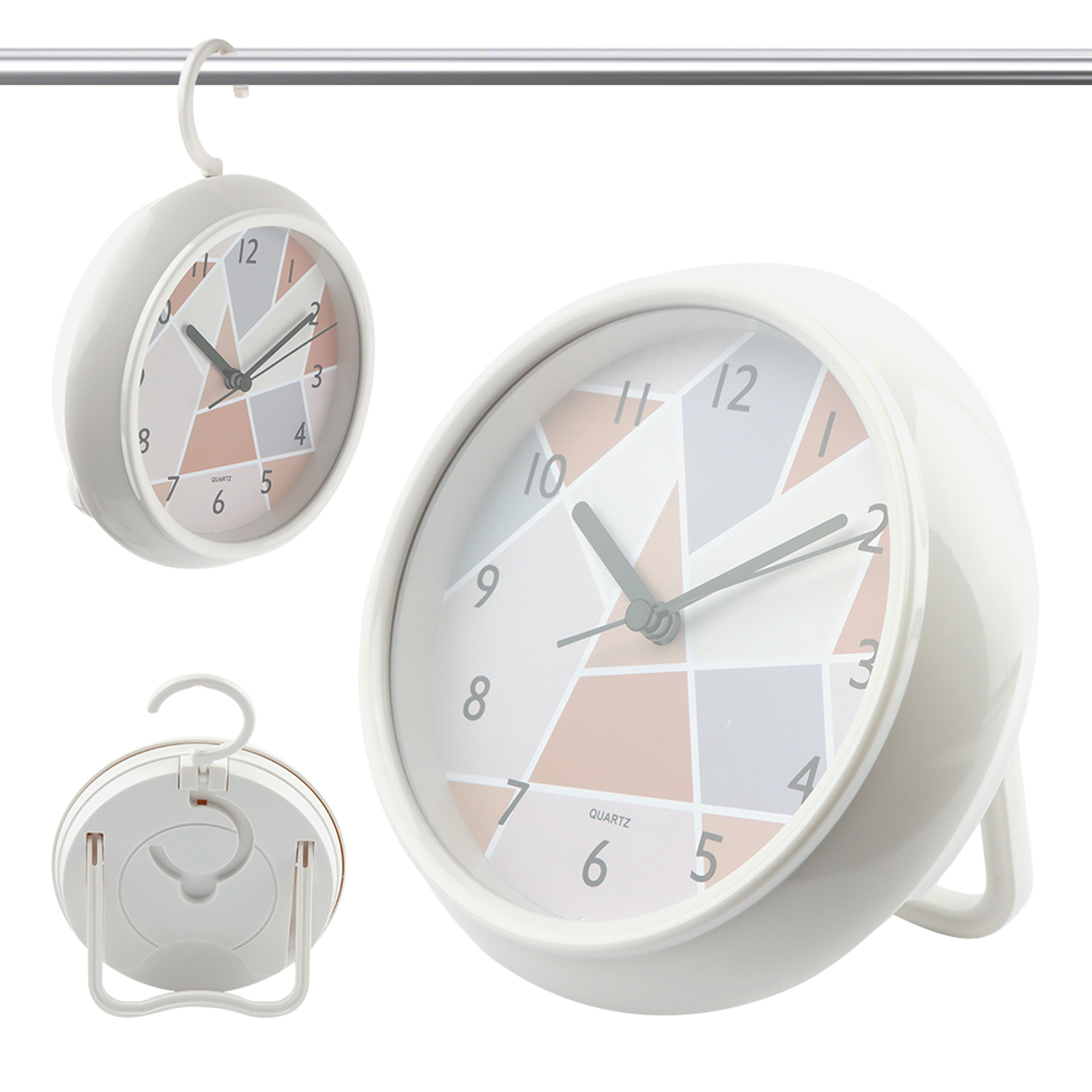 Silent Analog Kitchen For Bedroom Accurate Round Battery Powered