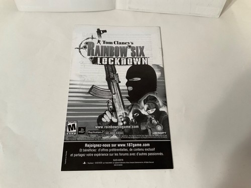 *French Manual & Case Art Only* 187 Ride or Die PS2 Playstation 2 Book *OEM* - Picture 6 of 6