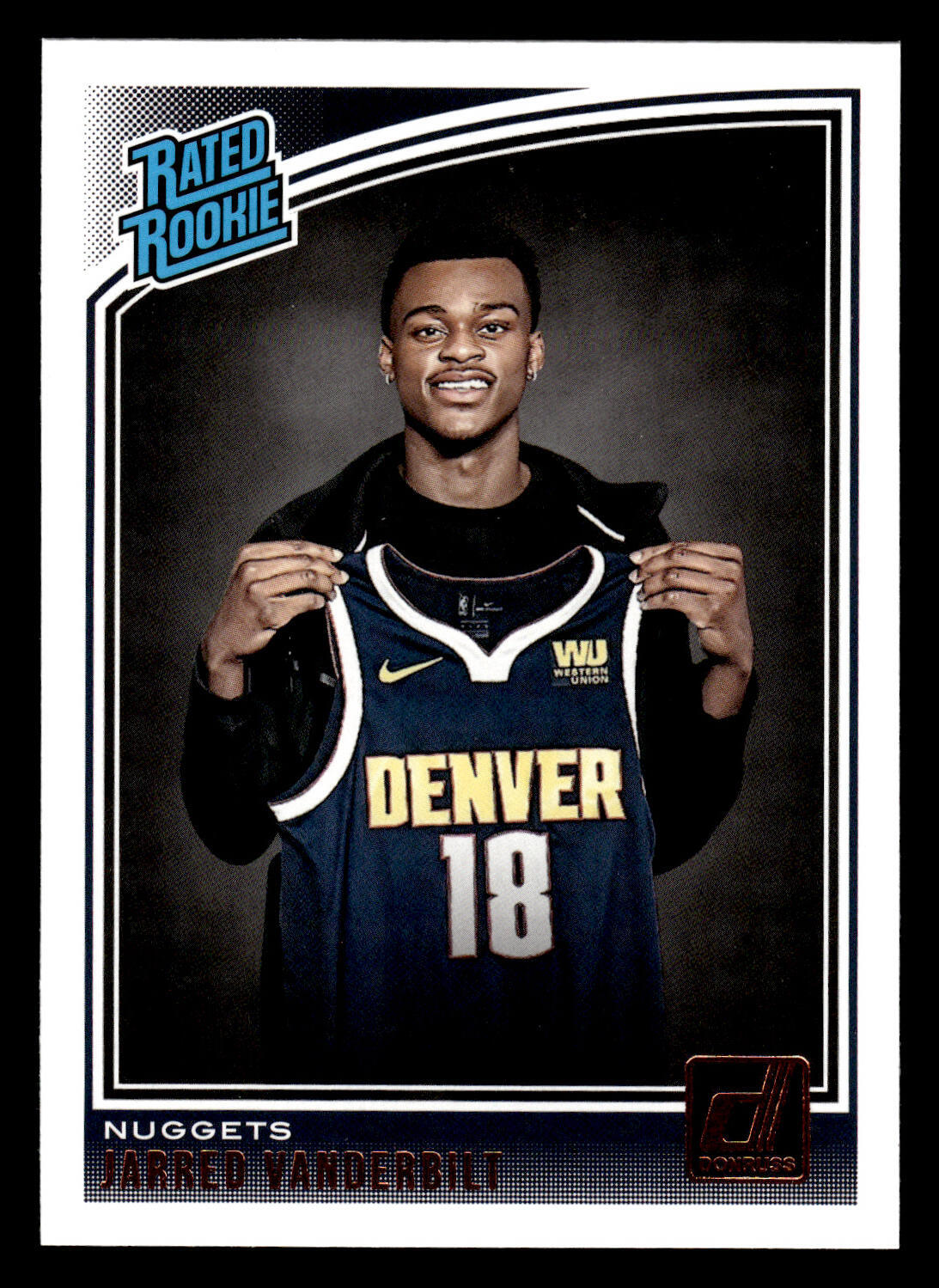 2018-19 Panini Donruss Jarred Vanderbilt RC Rookie #151