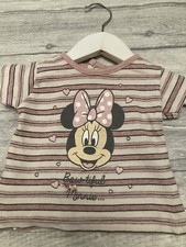 JUST &pound;2.00  Disney&rsquo;s Minnie Mouse Top Baby Girls Clothing 0-3 Months