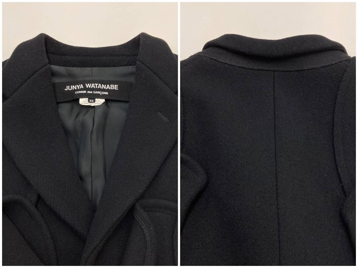 JUNYA WATANABE Circle Patchwork Poncho Long Coat … - image 8