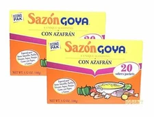 Goya Sazon Con Azafran - 3.52 oz (2 packs)