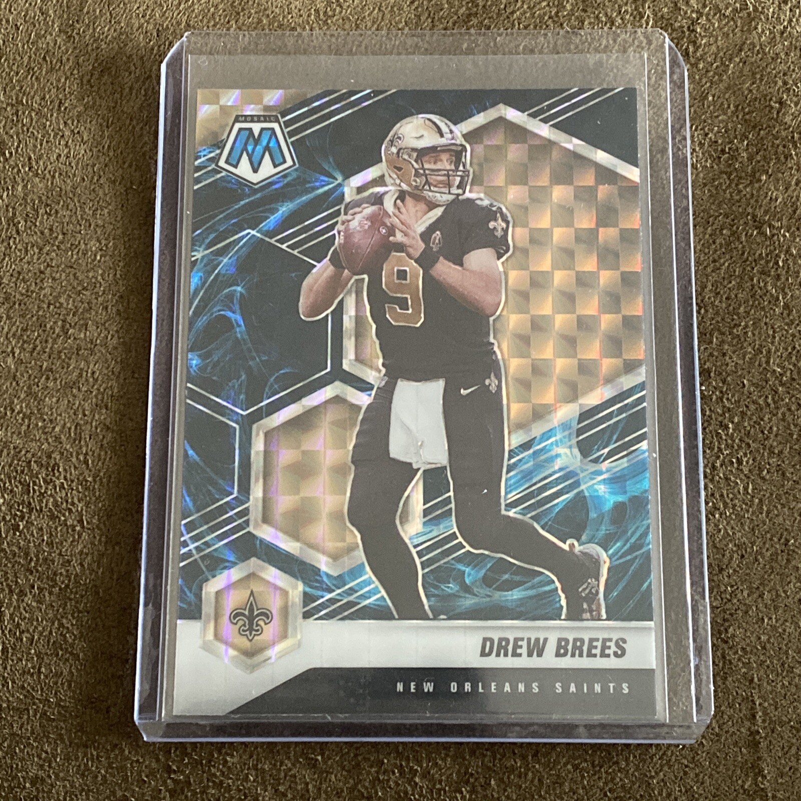 Drew Brees 2021 Panini Mosaic Genesis Prizm SSP #143 Saints. CASE HIT SSP🔥🔥