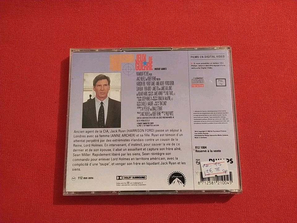 L'affaire Morlov Sur Philips CD-i - Jeu CDI Très Rare, Disque Sans Rayure, 1995