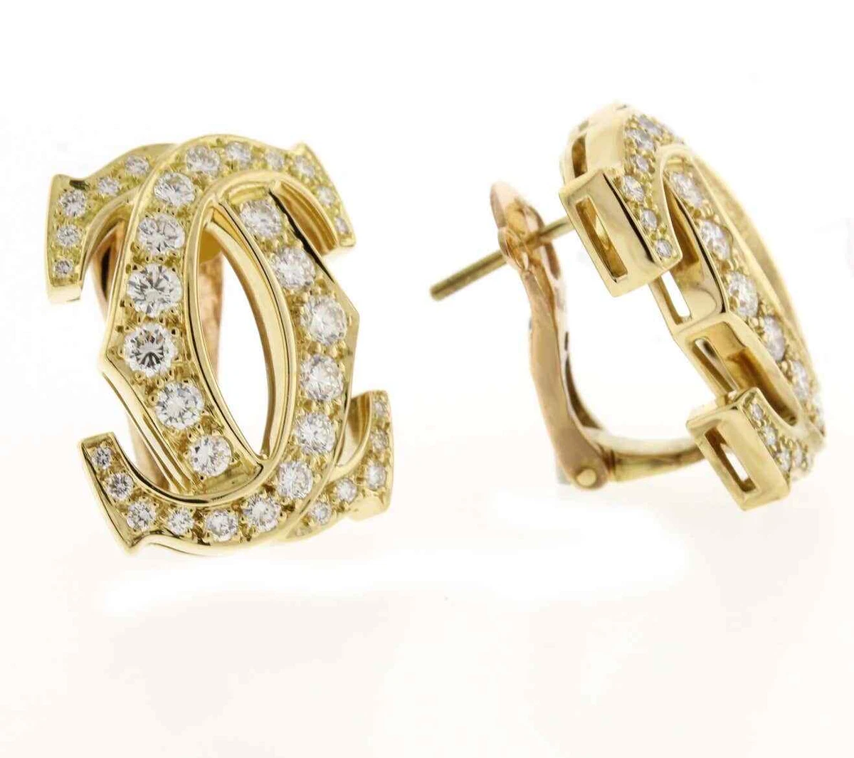 Cartier Double C Diamond Penelope Earring