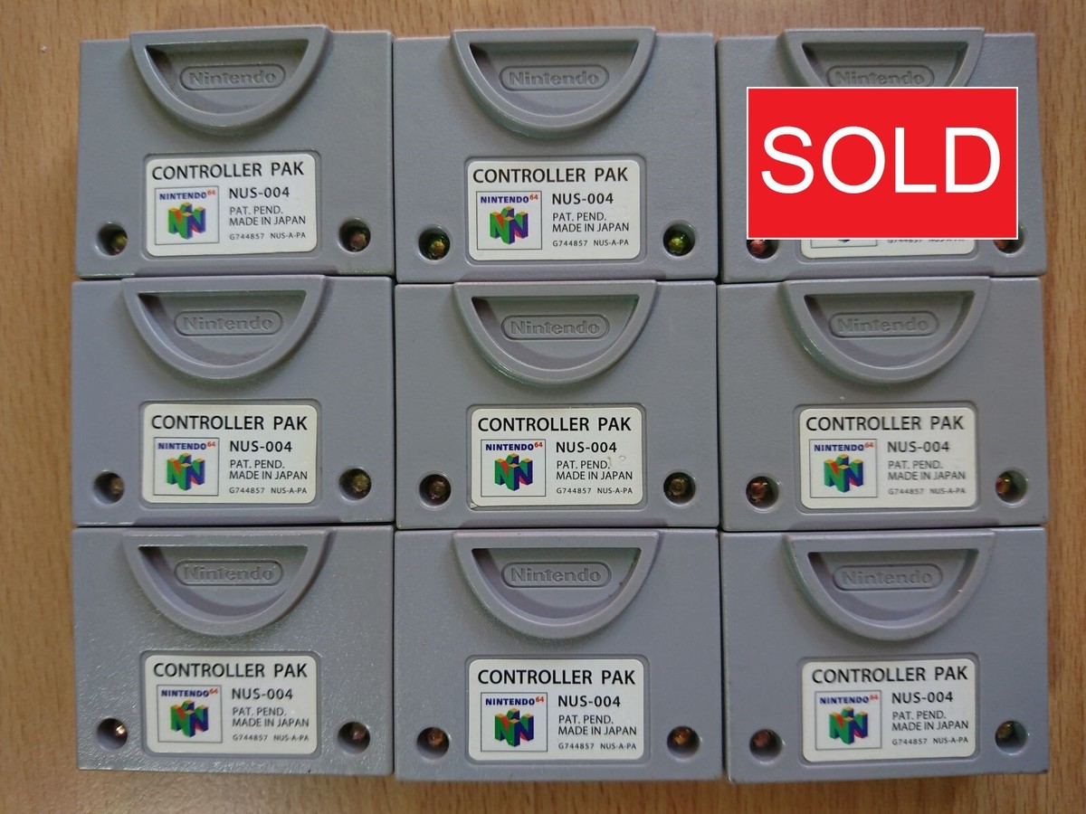 N64 Official/Genuine Nintendo 64 Controller Game Pak [NUS-004