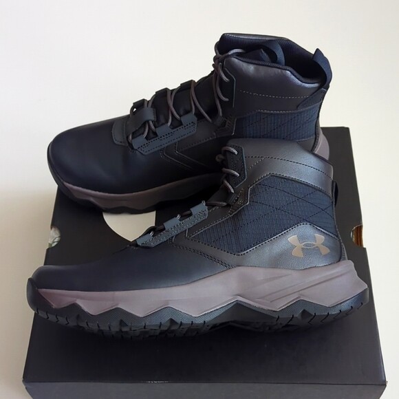 Under Armour Stellar G2 6” Men's Athletic Slip Resistant Sneaker Boots Black