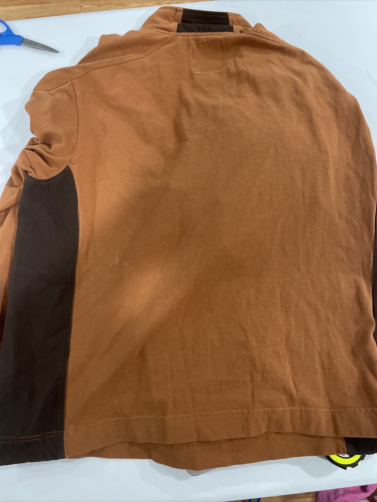 cabelas mens long sleeve shirt vented brown mondetta rn88201 cotton eBay