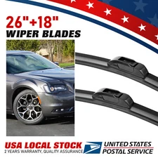 OEM Quality Windshield Wiper Blades, 26"& 18" U/J Hook For TOYOTA CAMRY 2012-17