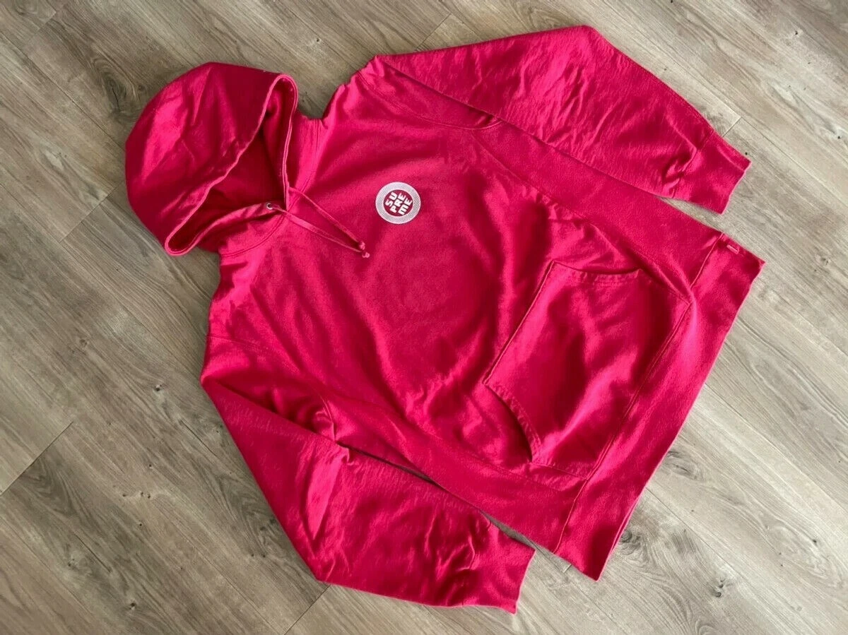 Sweat à capuche Supreme Red Disrupt non porté et authentique ligne SS15