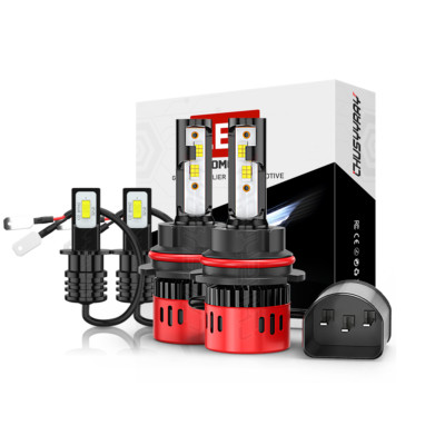 For Mitsubishi Montero Sport 2000-2004 4pc 9007 H3 LED Headlight+Fog Light Bulbs