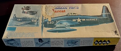   HAWK VINTAGE 1967 - F8F-2 BEARCAT - Model Kit # 562-130 - (Open Box) 1/48  